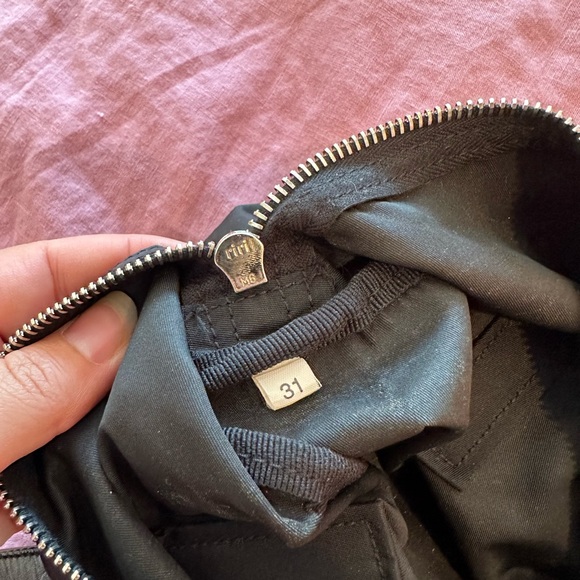 Prada Black Tessuto Leather-Trimmed Handbag - Picture 6 of 6